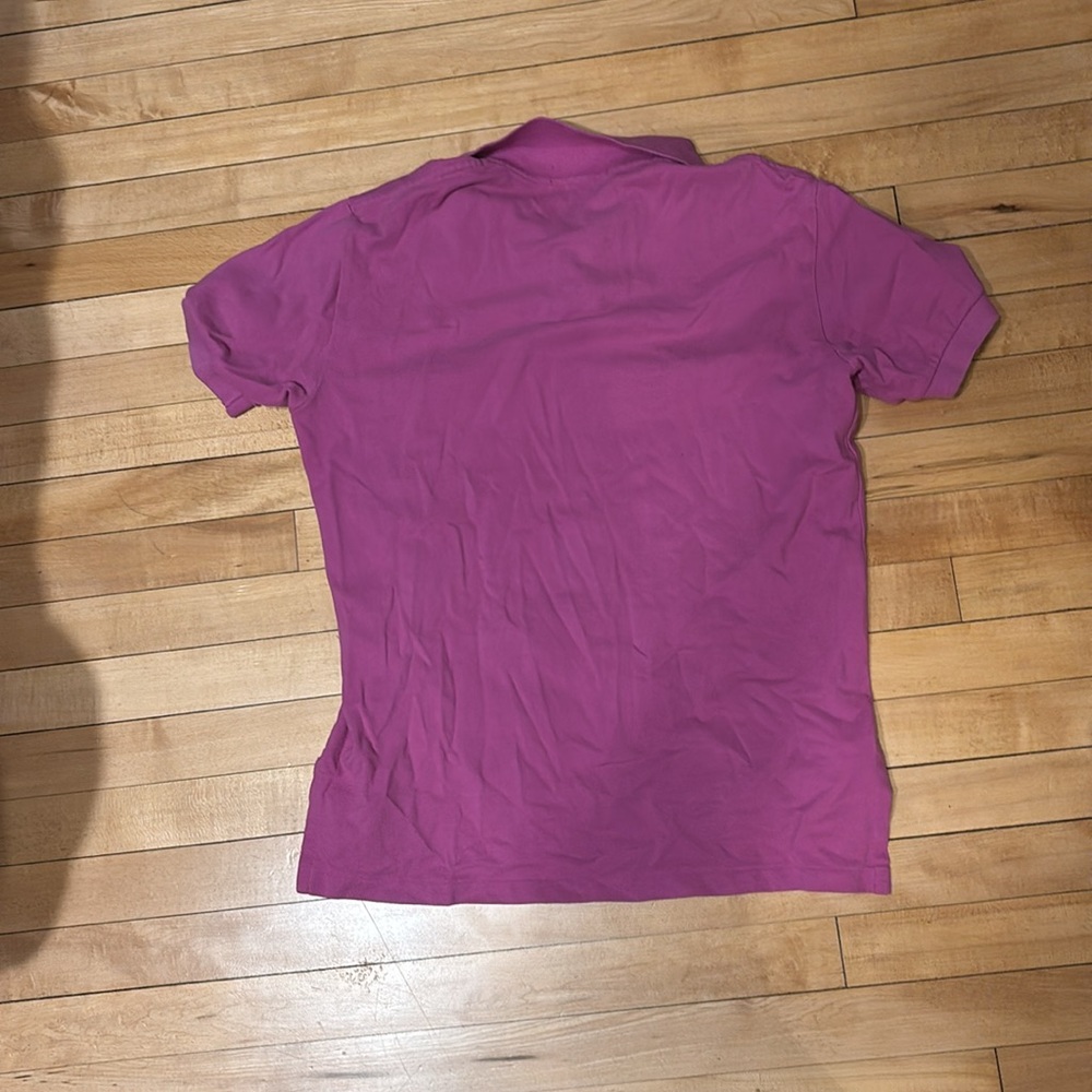Pink 2 button polo - Picture 6 of 7